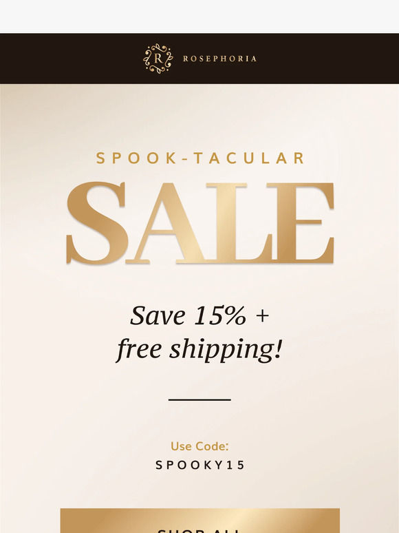 🌹 Spooky Savings Await!