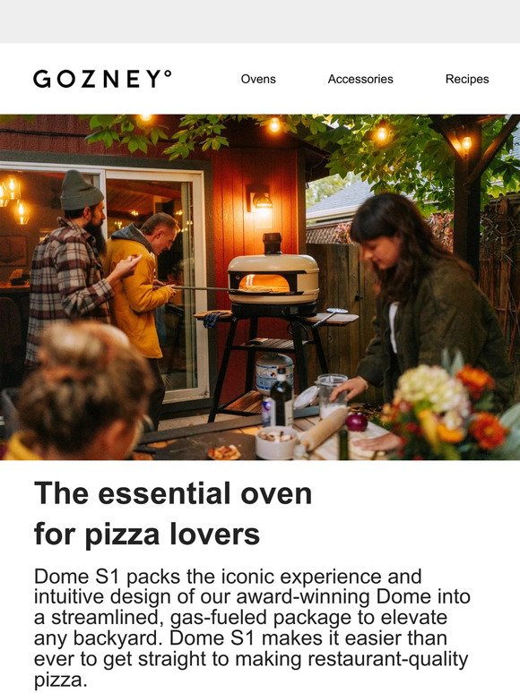 The essential oven for pizza lovers