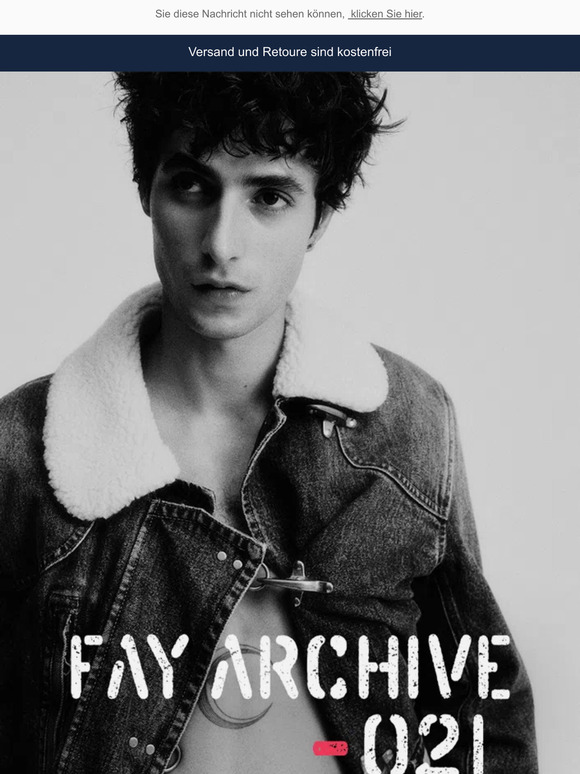 Fay DE Entdecken Sie die neue Limited Edition Fay Archive Milled