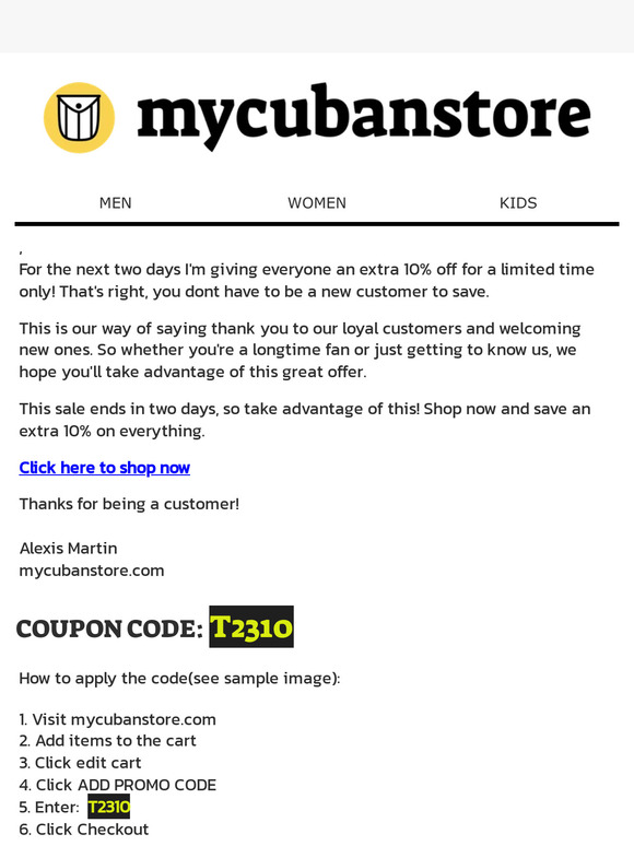 New customers get 10% off, but you get it too! 💥