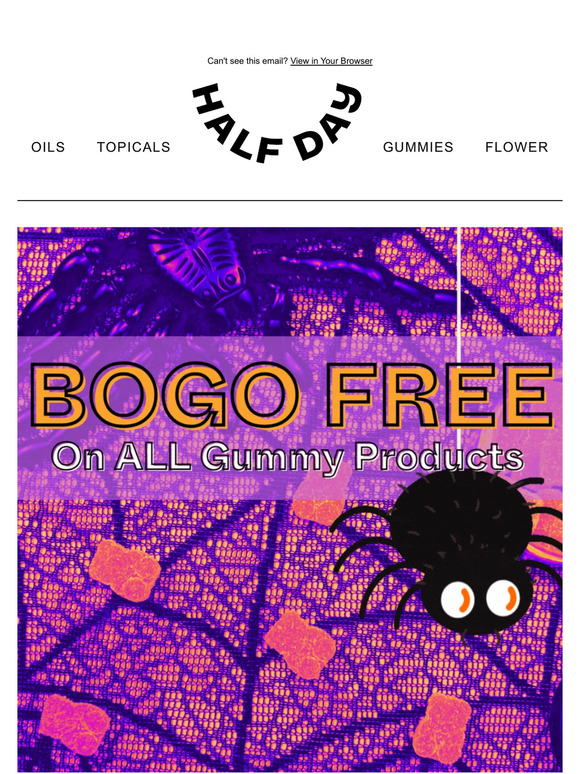 Free gummies, no trick-or-treating necessary 👻