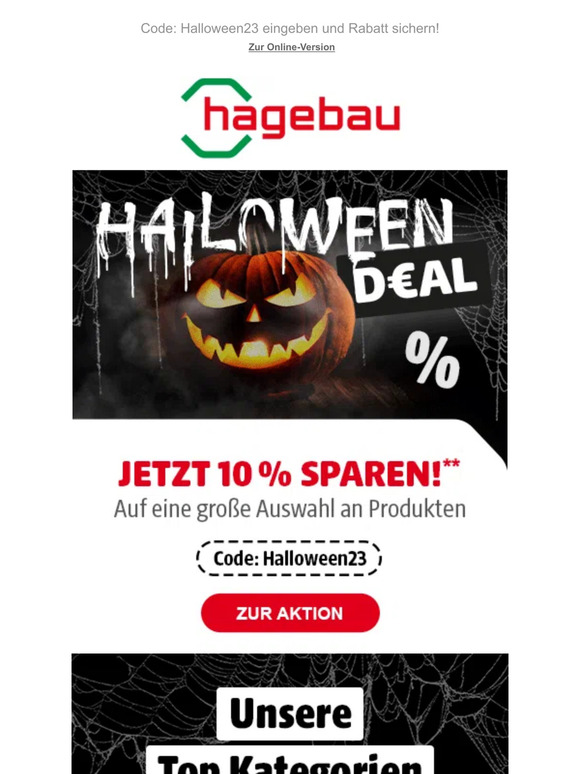 HALLOWEEN DEAL🎃 10% SPAREN
