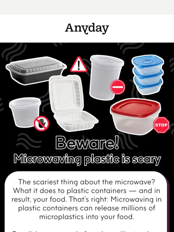 Anyday Scarier than ghosts? Microwaving plastic (read if you dare