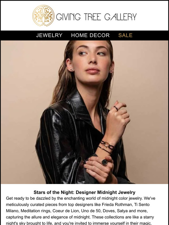 The Giving Tree Gallery Discover the Magic of Midnight Jewelry Milled
