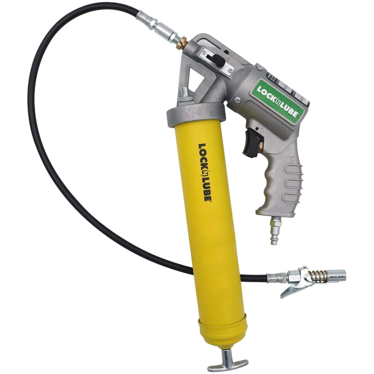 Image of 2-in-1 Pneumatic Grease Gun with Single Shot & Continuous Modes