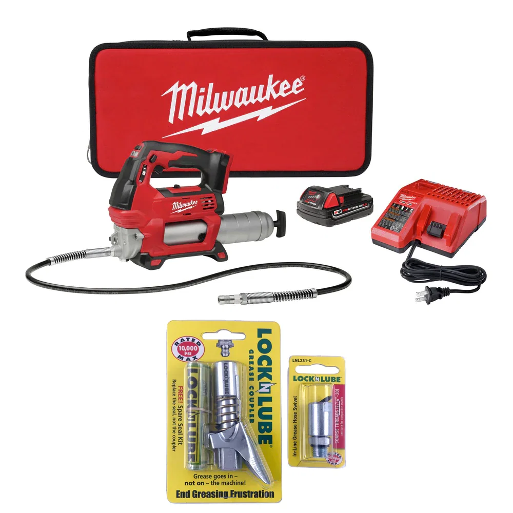 Image of Milwaukee M18™ Cordless 2-Speed Grease Gun