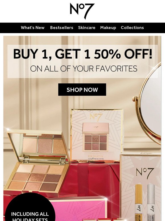 Buy 1, Get 1 50% Off Holiday Sets & More