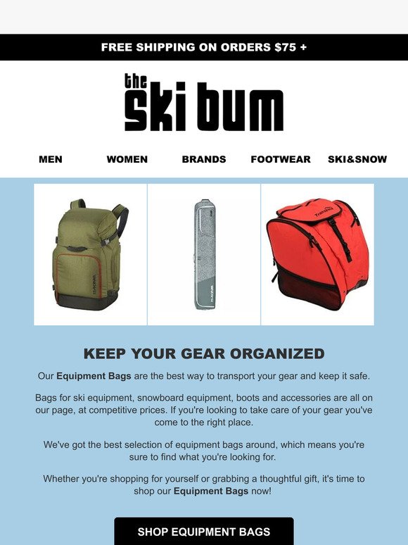 Transport your gear and keep it safe