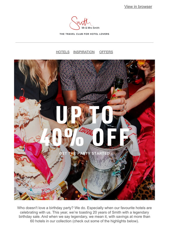 Our birthday sale starts now...