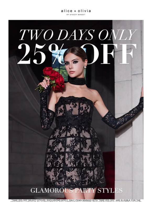 IT'S ON: 25% off our most popular holiday styles!