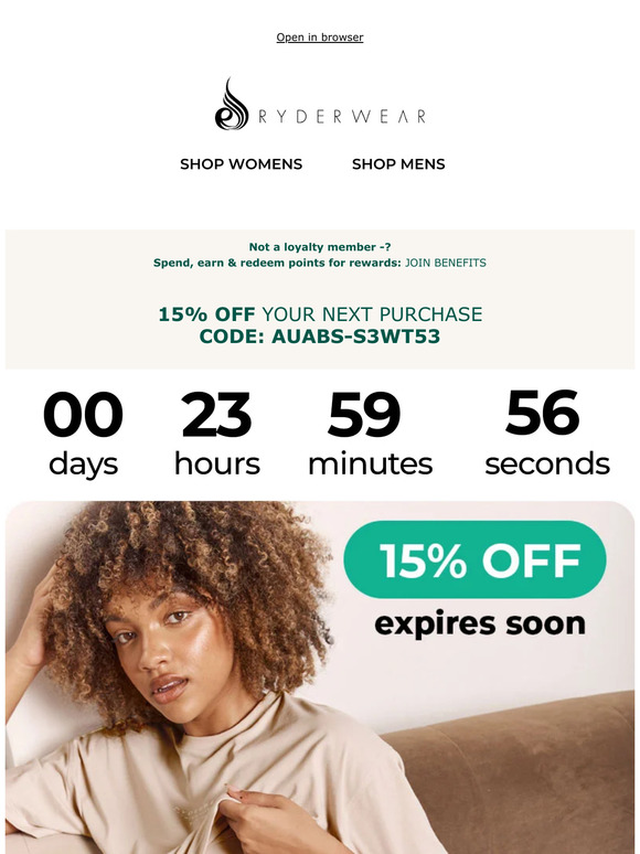 🚨 15% OFF expires soon —!