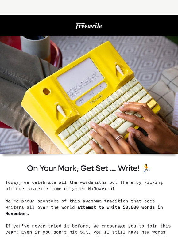 Only Write Store Freewrite: Start Your Engines... 🏎️ | Milled