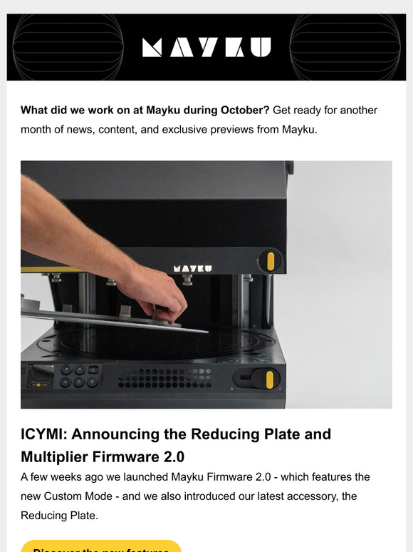Making assistive devices, new Multiplier features, FormNext and 3D printing templates - Mayku Newsletter