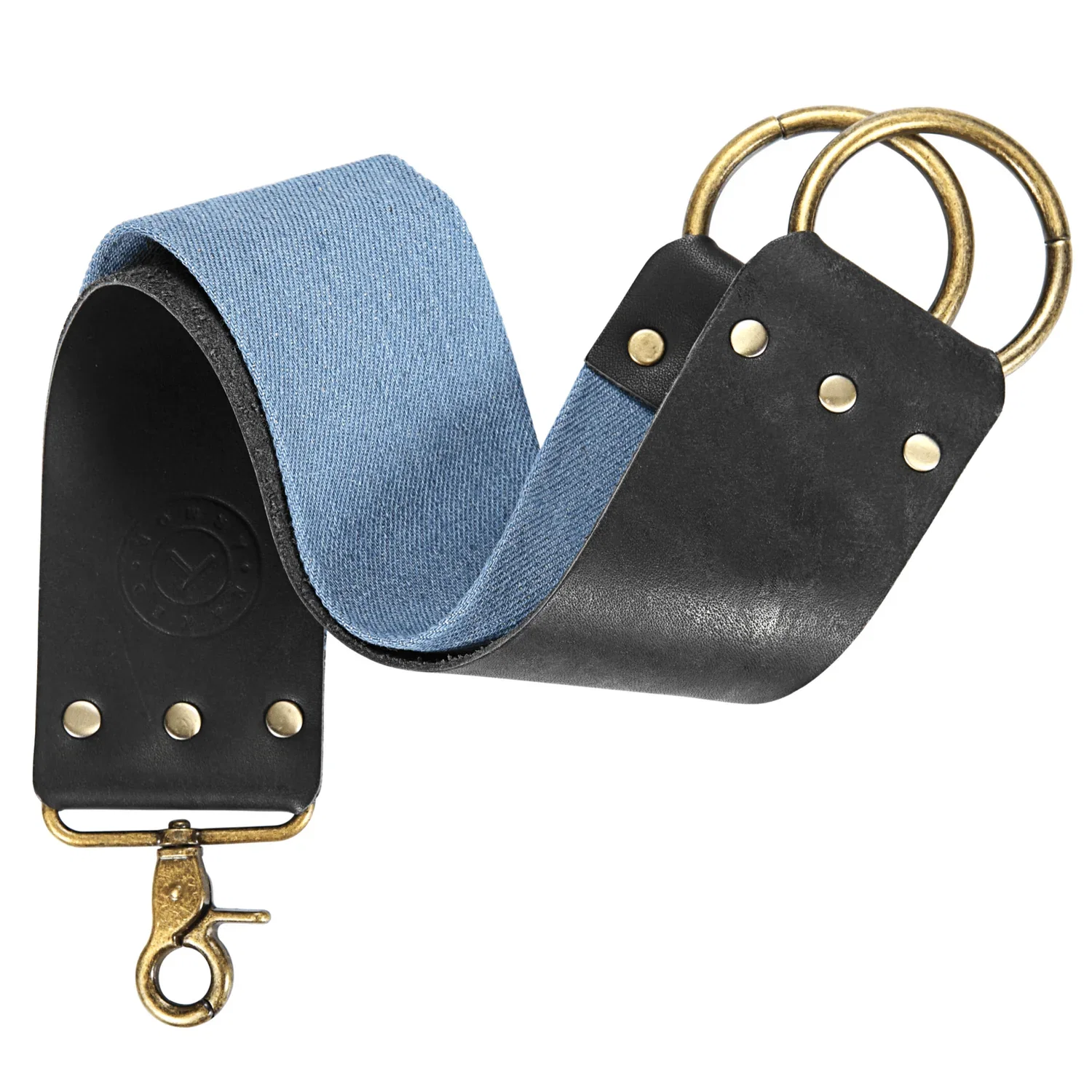 Image of Naked Armor 2.5 Inch Black Blue Eel Strop