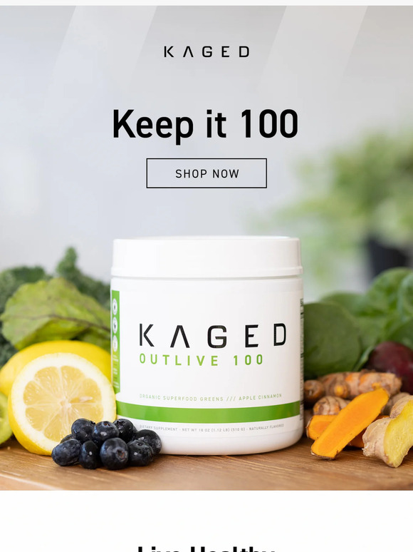 Kaged Organic Greens Elite Series vs. Kaged Outlive 100: The Differences