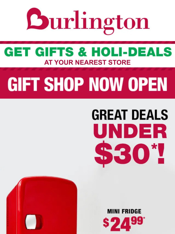 Burlington THE GIFT SHOP IS OPEN!! 🎁 Milled