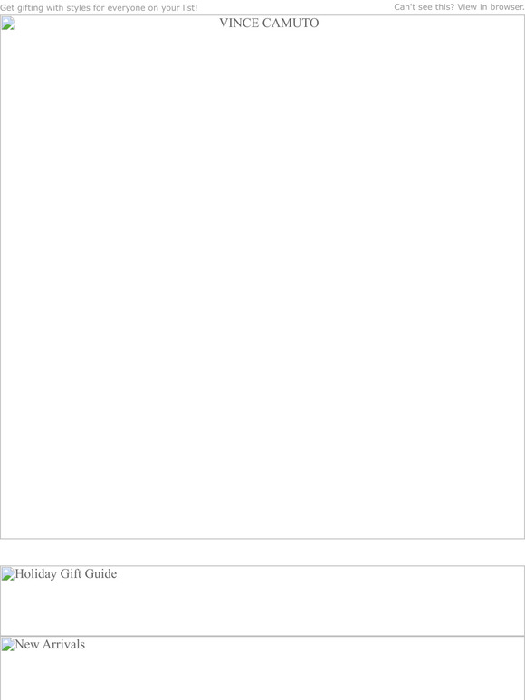 Vince Camuto Our Gift Guide is Here 🎁 Milled