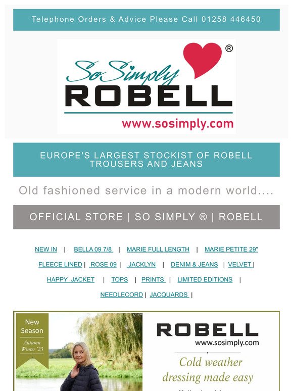❄️💙 Cold weather dressing made easy | ROBELL ® | Official Site