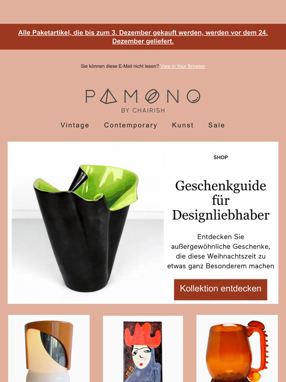 Hier ist unser Geschenkguide für Designliebhaber 2023 🎁