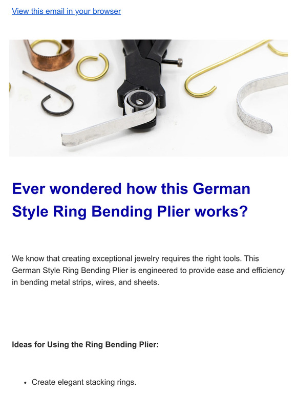 Shape Your Creativity with This Ring Bending Plier