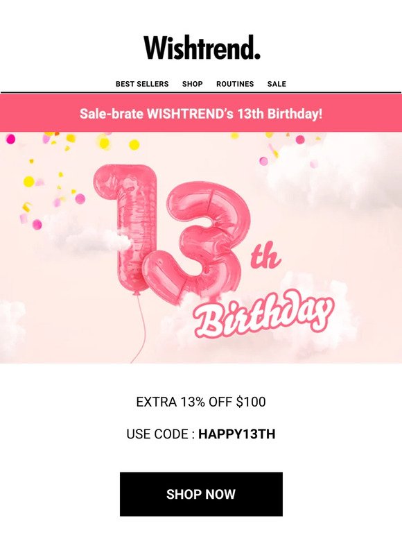 OPEN: Birthday Sale Code🎂