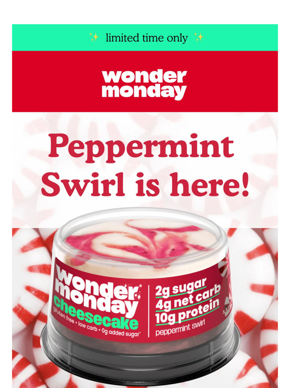 😍 NEW IN: PEPPERMINT SWIRL