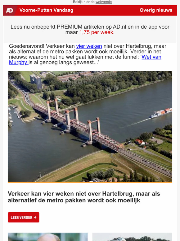 AD Webwinkel, Volkskrant, Trouw, Parool & Reg: Verkeer Kan Vier Weken ...