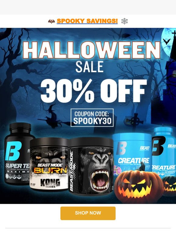 📣 In Case You Missed It! 30% OFF Halloween Sale Extended