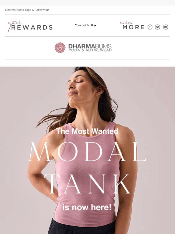 Dharma Bums: 🔥THE MOST WANTED MODAL TANK IS NOW HERE! | Milled