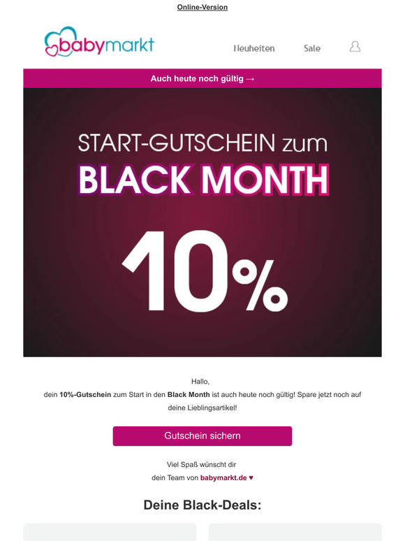 🔔 Dein Start-Gutschein läuft gleich ab!
