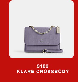 $189 Klare crossbody
