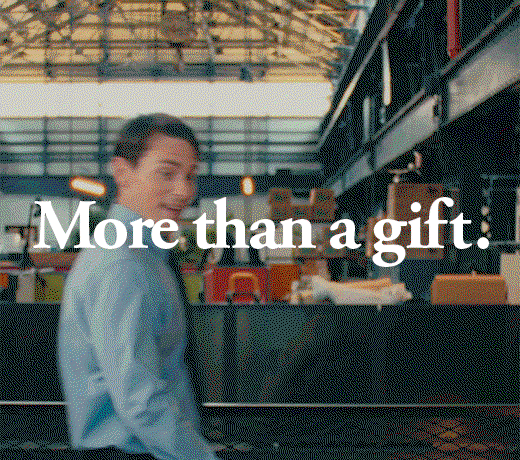 More than a gift. 