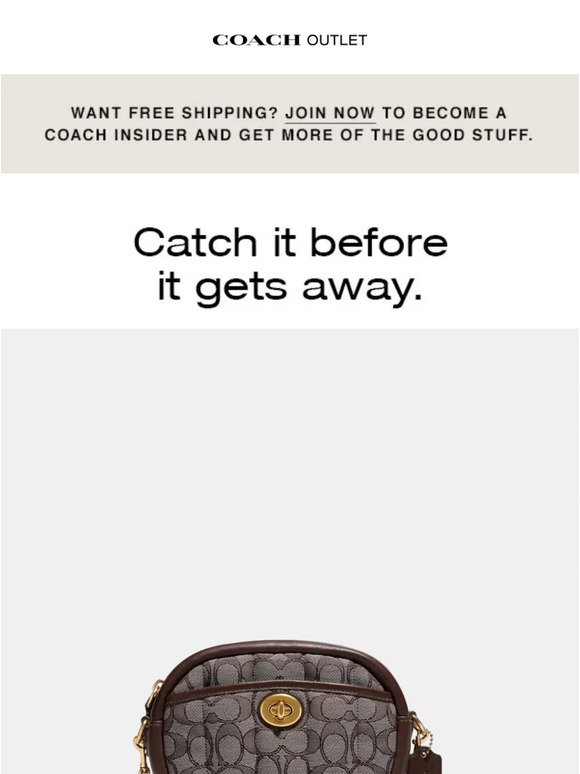 Coach Outlet: Get up to 75% off leather bags and more plus an extra 15% off