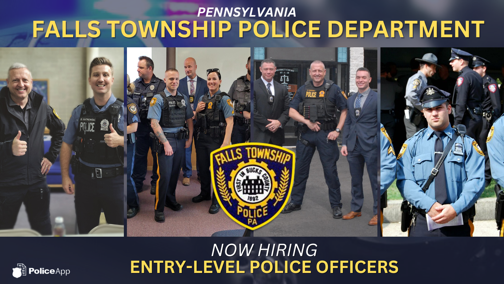 PoliceApp: PoliceApp.com: Elevate Your Career with Falls Township PD ...