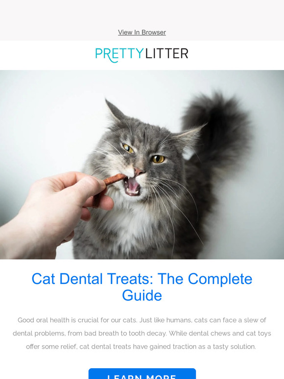 Pretty Litter Can dental treats really clean my cat's teeth? Milled