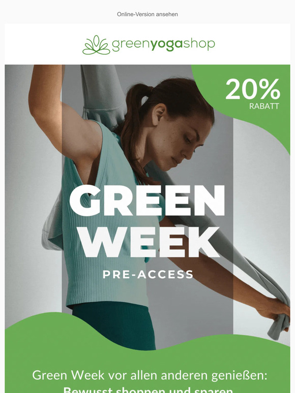 GREEN WEEK startet!