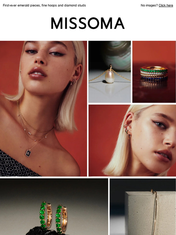 Missoma New solid gold styles Milled