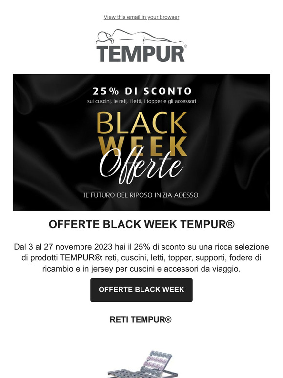Offerte Black Week: 25% di sconto sui tantissimi prodotti!