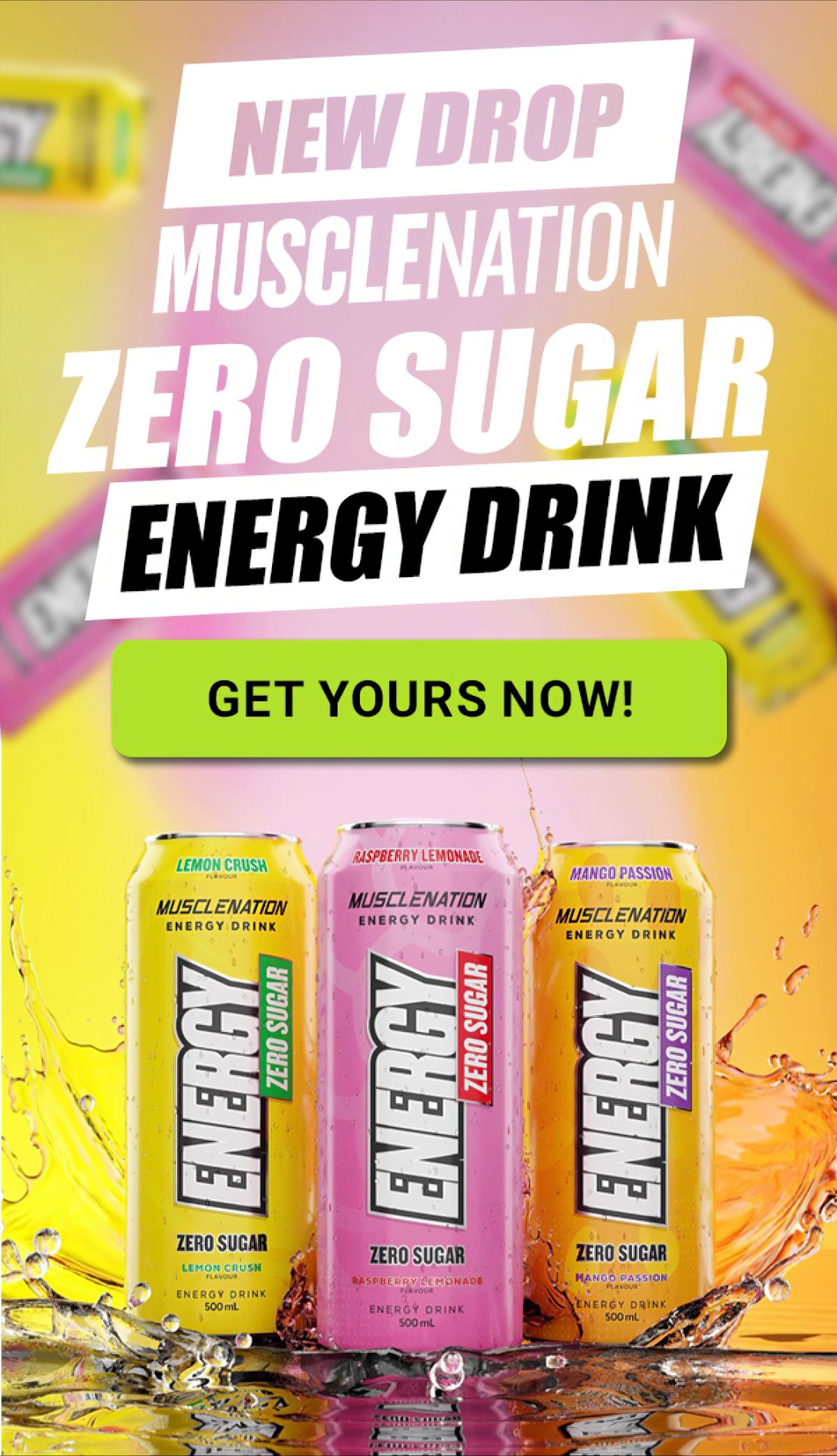 Can Zero Sugar Energy Drinks Cause Weight Gain Supplement Mart: NEW RELEASE: Muscle Nation’s Zero Sugar Energy Drink