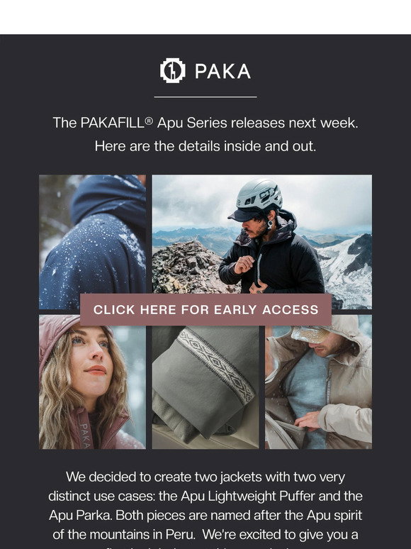 PAKA: Your First Look: The Apu Series | Milled