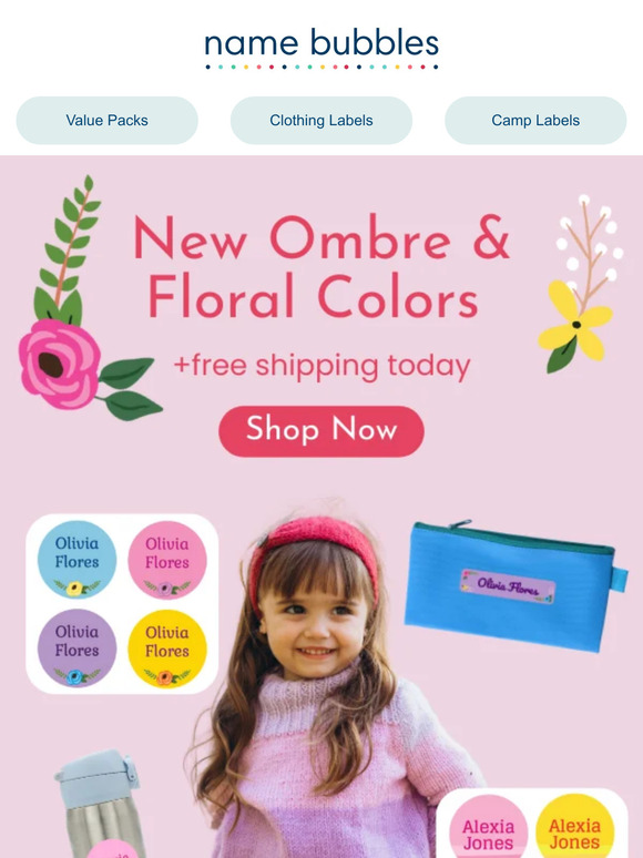 Name Bubbles 🤗💗 Here's more of what you love! Milled