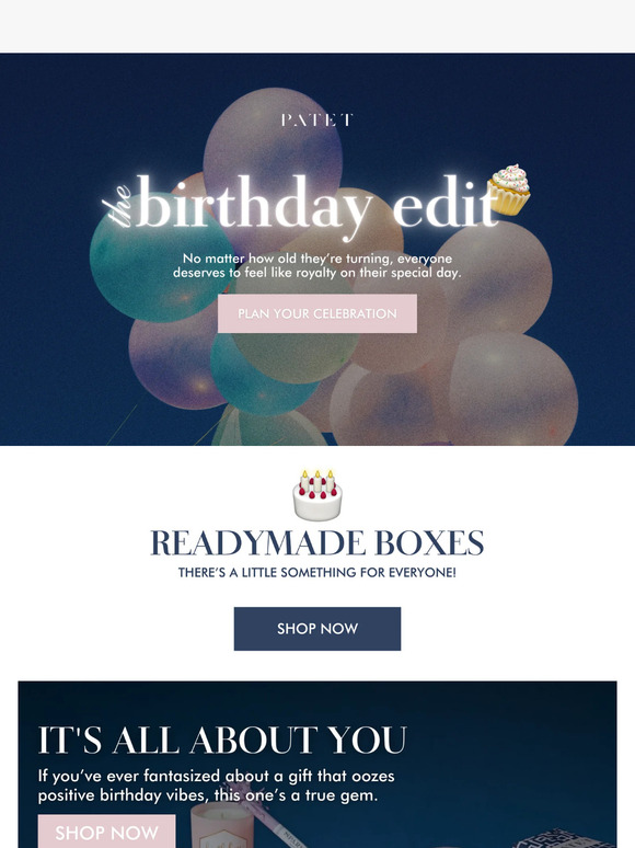 Special birthday coming up, Patet fan? 👀✨