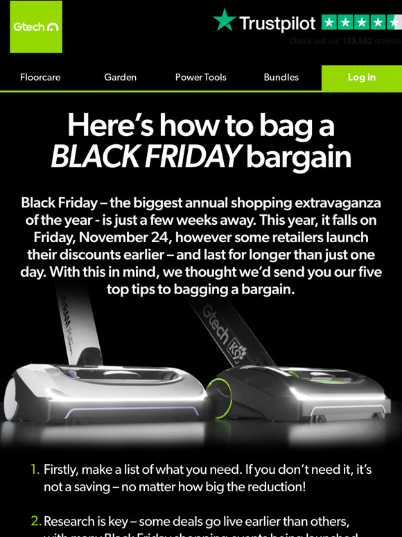 Black Friday is coming...