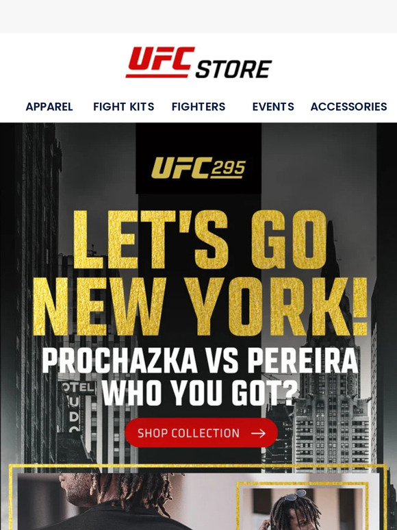 Gear Up for UFC 295 Prochazka vs Pereira in New York!