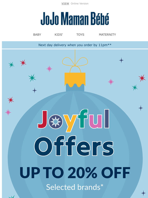 Jojo Maman Bebe Email Newsletters Shop Sales, Discounts, and Coupon Codes