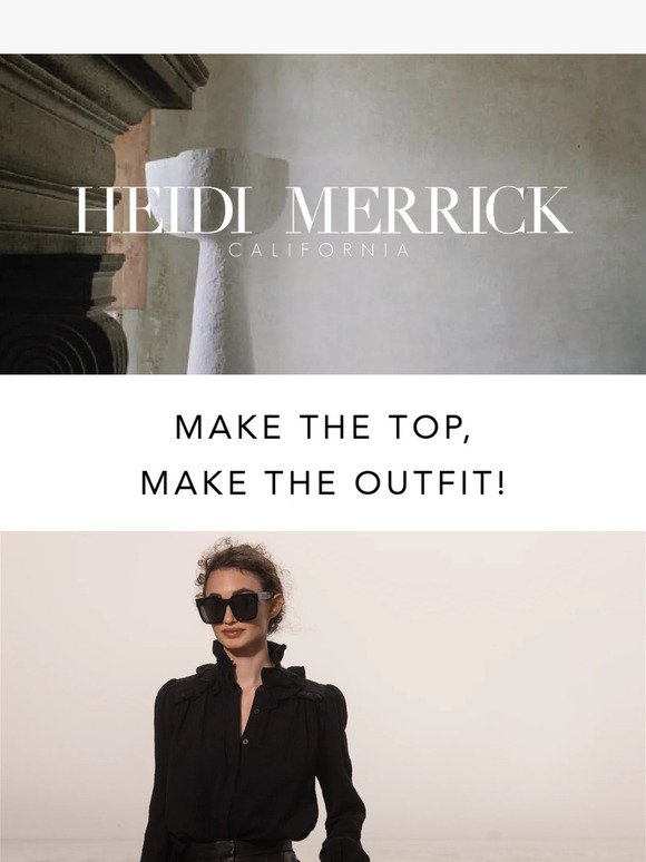 Make the Top, Make the Outfit!