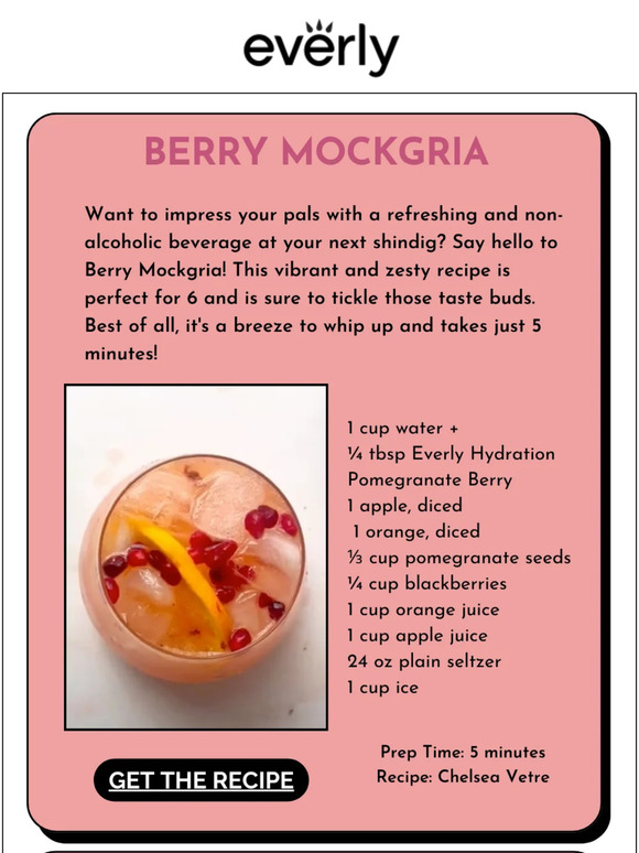Unleash Your Inner Mixologist: Everly's Mockgria