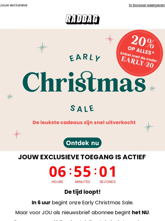 Jouw exclusieve sale toegang 👉