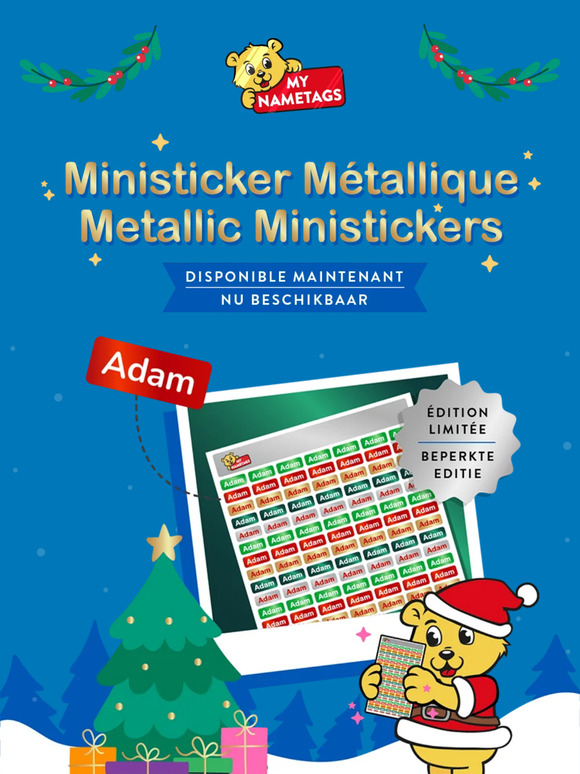 Ministicker métallique : Édition limitée | Metallic Ministickers: Beperkte editie