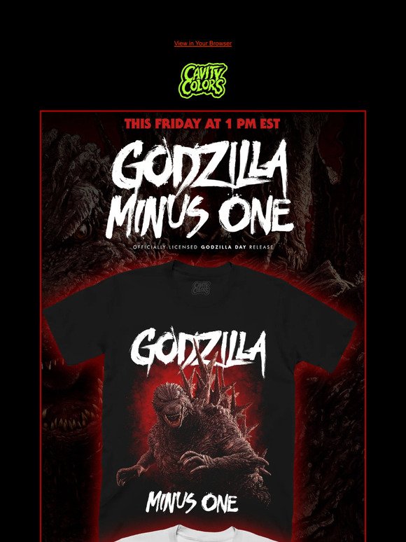 🔥 Godzilla Minus One this Friday! 🔥